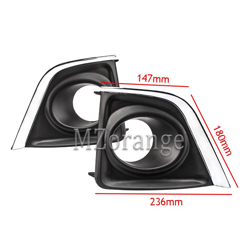 1 set Fog Lights Headlight For Toyota Corolla Altis 2014 2015 2016 led Fog Lamp Cover Grill Bezel Front Bumper halogen Fog Light