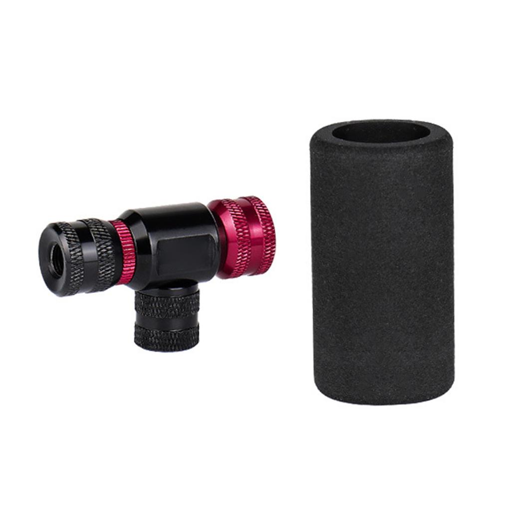 Inflador de Pneu de Bicicleta CO2 Bico de Inflação Rápida para Bicicletas de Estrada e Montanha Cilindros de 16g Válvulas USA Francesas Portátil com