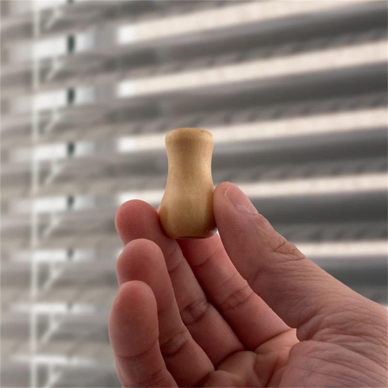 12 Pack Window Blind Wood Cord Tassels Knobs Cord Drapery Hangings Bead Drop Balls Pulls End for DIY Craft Home Curtain