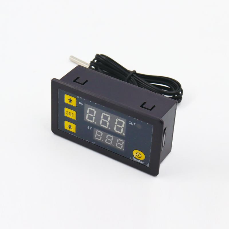 High Precision W3230 Digital Thermostat 20A 12V 24V 110-220V LED Temperature Controller with Probe for Aquarium Terrarium