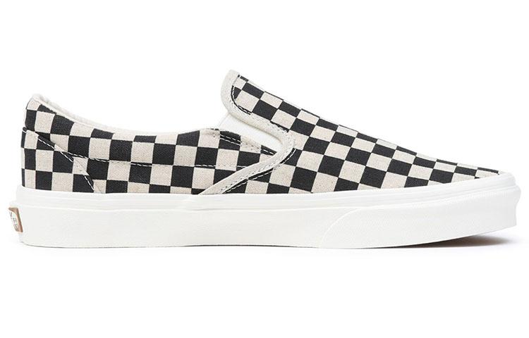 Men's Sneakers Vans Classic Slip-On 'Eco Theory - Black White Checkerboard'
