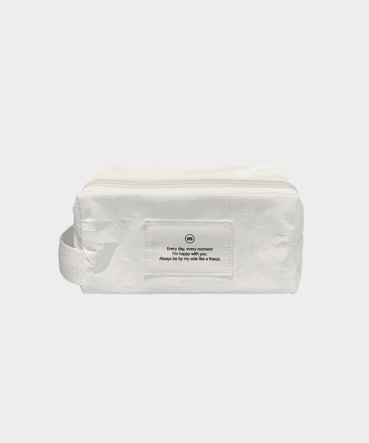White Square Pouch