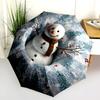 1 PC Automatic Folding Umbrella - Cartoon Pattern, Portable & Foldable Design with 8 Ribs, Christmas Birthday Gifts