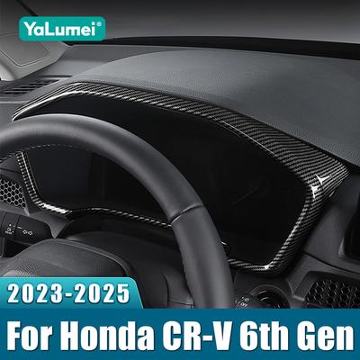 ABS Car Dashboard Dash Board Frame Cover Case Trim Interior Decoration Sticker For Honda CR-V 6th Gen  2024 2025 CRV Hybrid