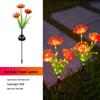Outdoor Color-Changing LED Jellyfish Garden Lights with Solar Fiber Optics