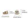 Resin Halloween Ghost Decoration Mini Creative Joy Garden Ghost Ornament Cute White Skull Statue Decorations