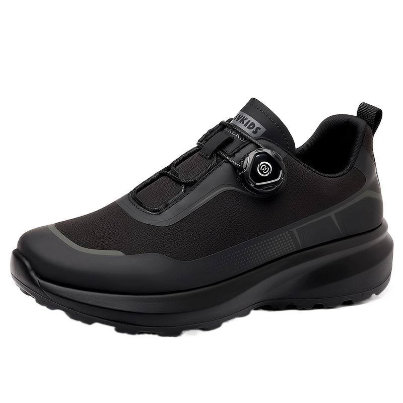 Men's shoes Four seasons comfortable platform rotating button sports shoes men's city outdoor casual shoes hiking hiking shoes