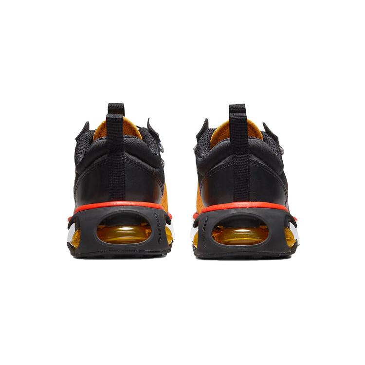 New Nike Air Max 2021 Slip-Resistant Cushioning Wear-Resistant Running Shoes Gray Red Children Aged 3-7 Years Old DB1109-005