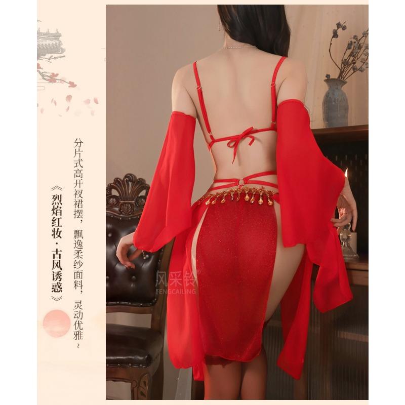 Sexy Dunhuang Flying Apsaras Ancient Chinese Style Women Sexy Lingerie Costume Set