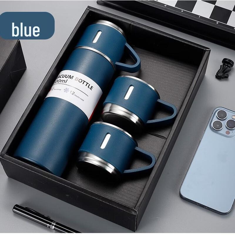 Shangqi Portable Thermos Cup with 3 Lids