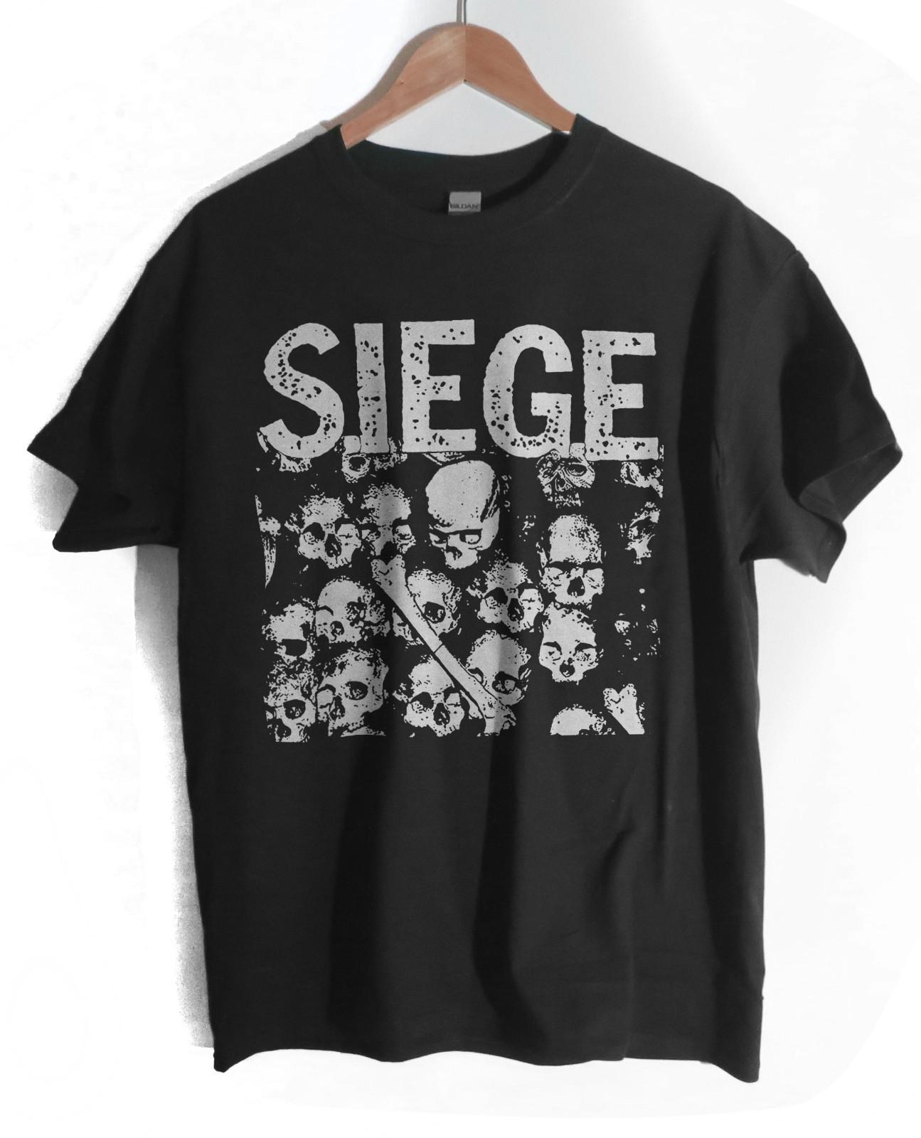 Siege band T shirt punk hardcore anarcho XXL