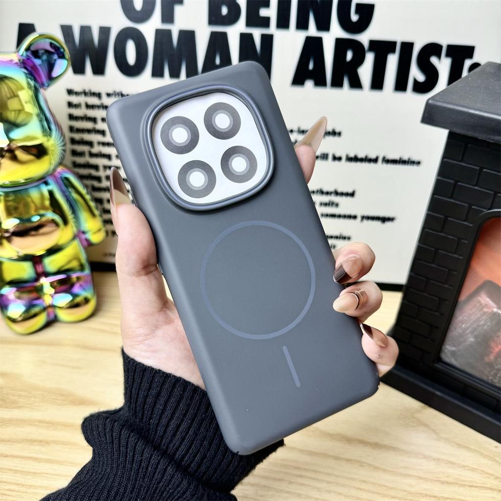 For MI Redmi Note14 Pro Plus Case Simple and soft magnetic PC skin-friendly Anti-fall Cover For Redmi Note 14 Pro+ Funda