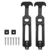 2Pcs T-Handle Rubber Flexible Draw Latches with Mounting Screws Shock Absorbing Toolbox Latches Easy To Installation