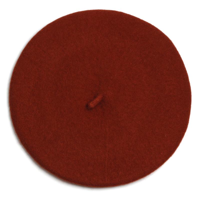 

Женский шерстяной французский берет с индивидуальным логотипом Осень/Зима 2021 One Size