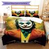 Joker Movie ,  Bedding Quilt Set Quilt Cover Pillowcase Home Decoration Birthday Gift (1 * duvet cover + 2 * pillowcase, without core)
