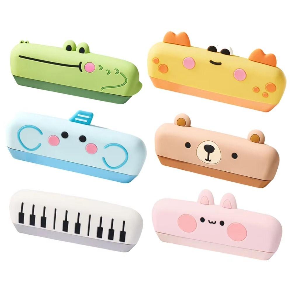 Lightweight 16 Hole Organ Harmonica Silicone Kids Harmonica Educational Harmonica  Children Gift