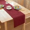 Thickened Linen Solid Colour Home Light Luxury Home Flat Corner Bed Flag Western Style Restaurant Decoration Office Table Flag