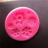 3D Daisy Flower Silicone Molds Fondant Craft Cake Candy Chocolate Ice Pastry Baking Tool Mould Fondant Tools Baking Accessories