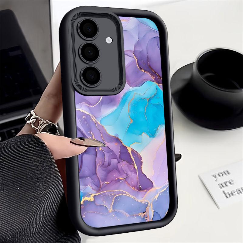 Fashion Marble Pattern S25Ultra Phone Case For Samsung Galaxy S25 S24 S23 Ultra 5G Funda S22 S20 Plus S21 FE S24FE Cases Cover