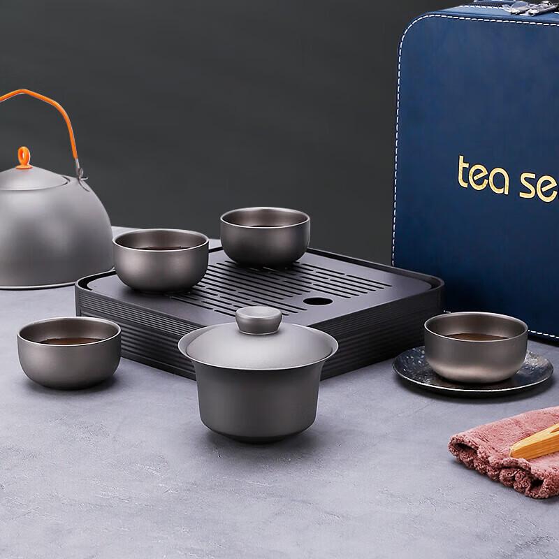 IMOGY Pure Titanium Portable Tea Set