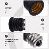 15Pcs Light Bulb Base Adapter E14 E12 Socket Converter Heavy Duty Lamp Holder for Ceiling Fixture Chandelier Installation