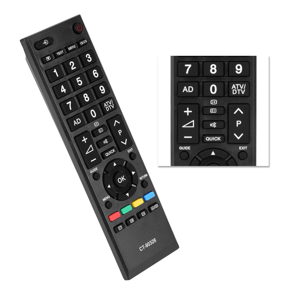 CT 90326 Multifunctional TV Replacement Remote Control for Toshiba Controller
