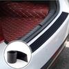 Anti-scratch Car Trunk Door Sill Plate Protector Universal Rear Bumper Guard Rubber Mouldings Pad Trim Cover Strip Car Styling Interior Mirrors 6