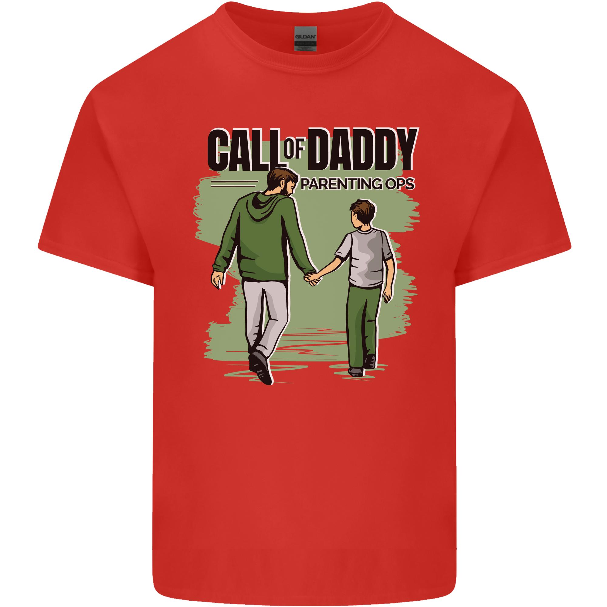 Call of Daddy Funny Parody Fathers Day Dad Unisexs Light Cotton TShirt S