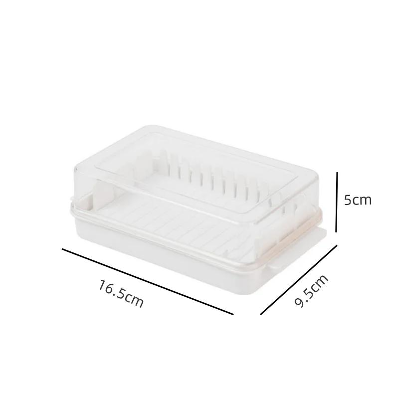 1pc Butter Cutting Box Butter Tofu Cutting Block Cutter Refrigerator Fresh-keeping Storage Box with Cover Cheese Storage Box