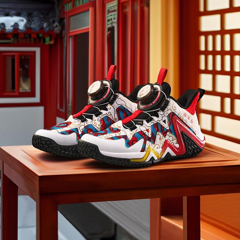 Anta Kids Reverse Scale 3.0 Fabric Trendy Comfortable Versatile Non-Slip Wear-Resistant Breathable Low-Top Basketball Shoes A12519930