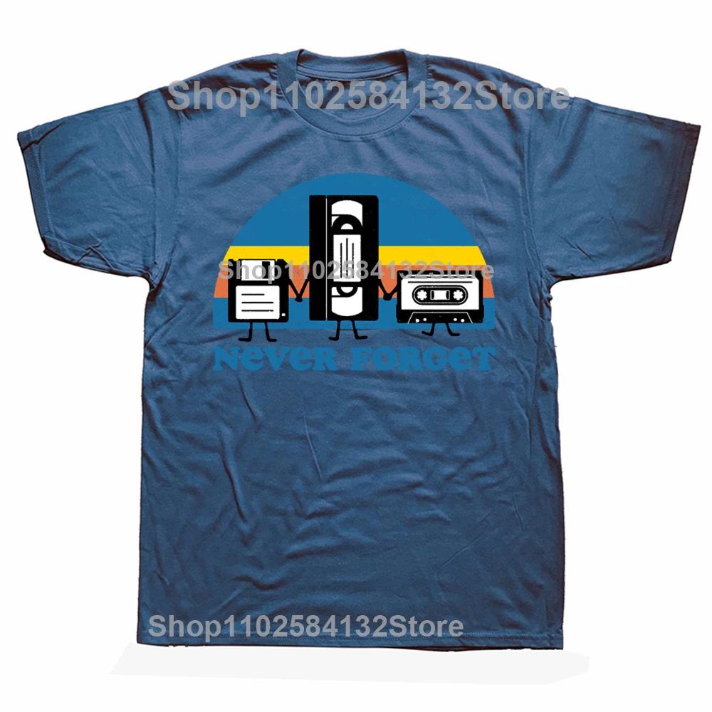 Never Forget Sarcastic Graphic Music Tshirt WoCotton T-Shirt Top Summer Oversized T-Shirt Loose Tops Clothes