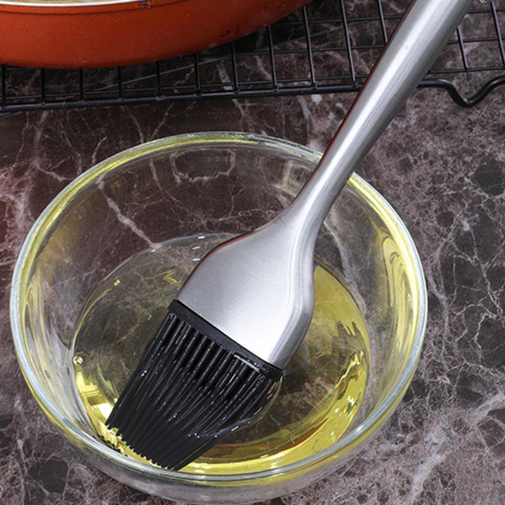 Barbecue Brush Silicone Resistant BBQ Tool for Cooking Grilling Basting