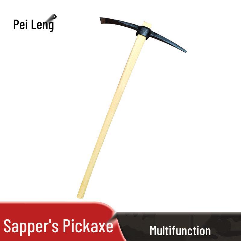 Wooden Handle Engineer s Pickaxe