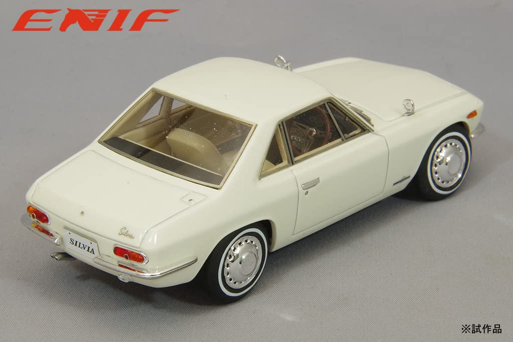 ENIF Scale Nissan Silvia 1965 White Finished Product ENIF0067 1/43