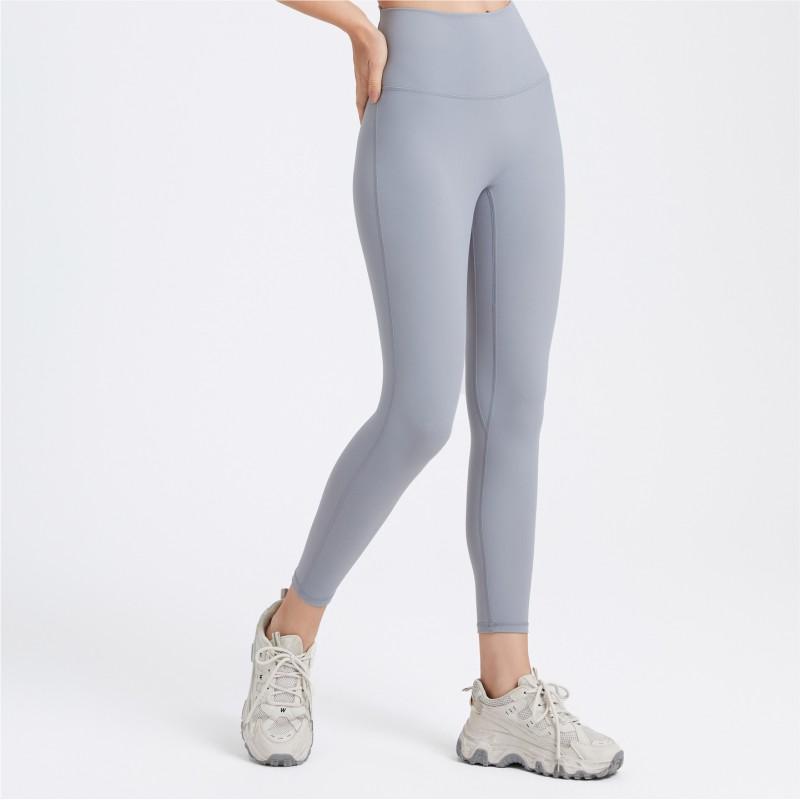 Womens High-Waisted Seamless Yoga Leggings With Butt-Lifting Effect Quick-Dry Stretch Sports Pants Running Gym Summer