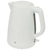 Electric Kettle 1.7L 2200W with Removable Anti-Scale Filter Automatic Shut-off 360 degrees Swivel Base Cream