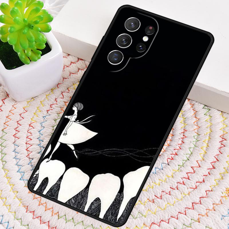 Dentist Tooth Phone Case for Samsung Galaxy note 10 pro S26 Ultra S23 S24 FE S25 S21 S22 PLUS shockproof Cove