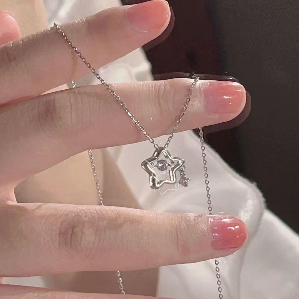 Double-layer Butterfly Necklace Women's Light Luxury Collarbone Chain Niche Design Neck Chain New Trendy Pendant Jewelry