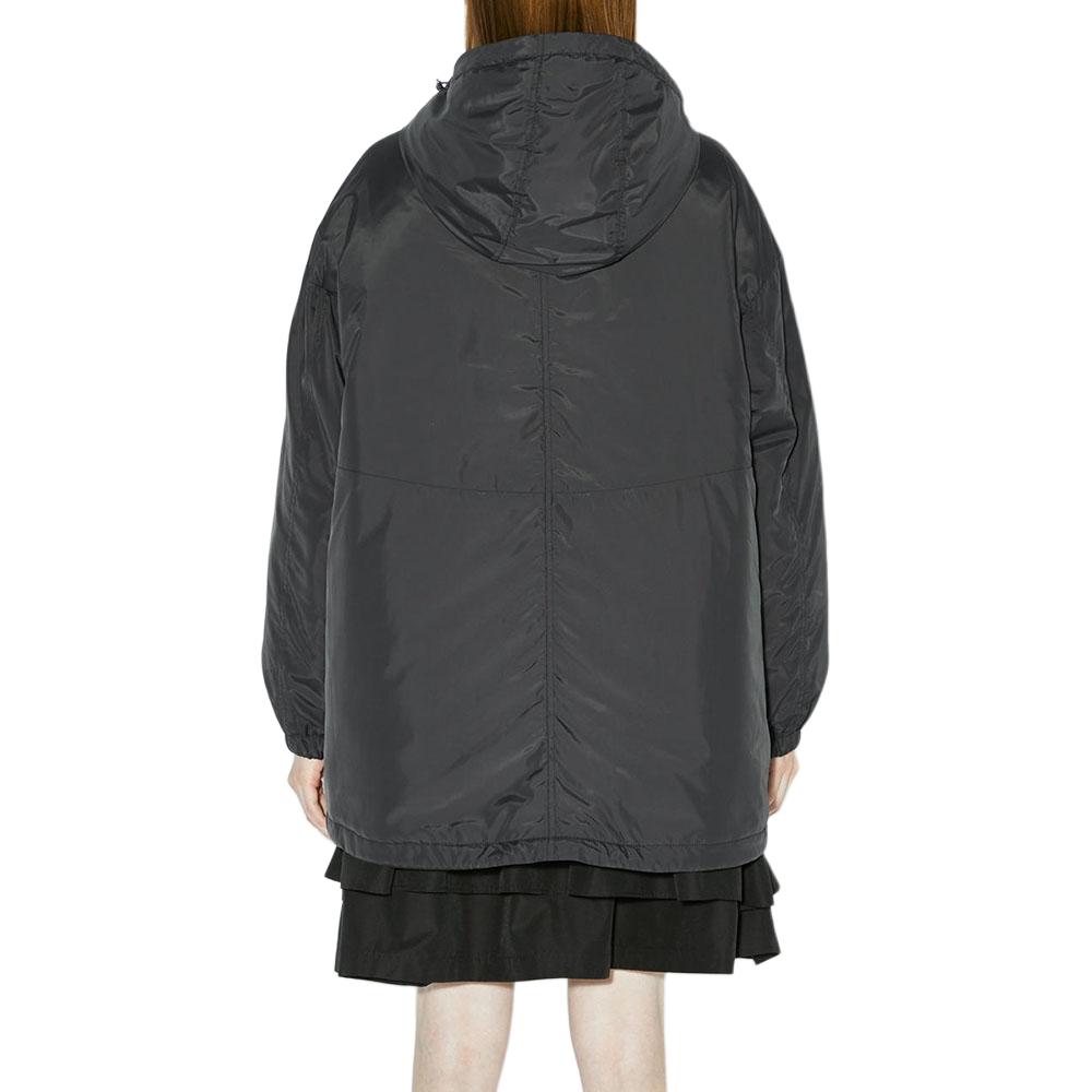 ONITSUKA TIGER Ws Blouson Comfortable Fashion Zip Design Hooded Long Sleeve Jacket Women Jacket Black 2182A872-001