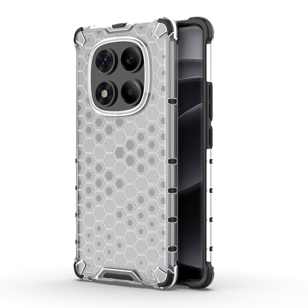 Vojenský pancéřový kryt Honeycomb Hybrid pro Redmi K80 K70 Note 14 A3 13C Turbo 4 Xiaomi Poco X7 Pro Ultra Průsvitný tvrdý kryt
