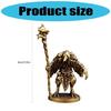 Enchanting Brass Wizard Figurine Artistic Centerpiece For Bookshelves Mantels Or Festival