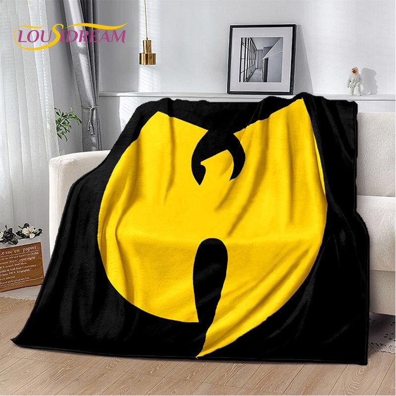 Wu T-TANG Clans Series Sign Soft Plush Blanket,Flannel Blanket Throw Blanket for Living Room Bedroom Bed Sofa Picnic Cover Kids
