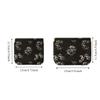 Pu Leather New Chinese Style Leaf Spring Bag Cosmetic Bag Jewelry Storage Bag Self-closing Coin Purse Coin Bags Earphone Bag