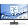 Ecran PC Incurvé - PHILIPS 241E1SCA - 24" FHD - Dalle VA - 4ms - 75Hz VGA / HDMI - FreeSync