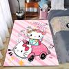 Cute Hello Kitty Cartoon Rug 70x140 Cm Suitable for Use As an Anti-slip Game Mat for Living Room and Bedroom Sofas