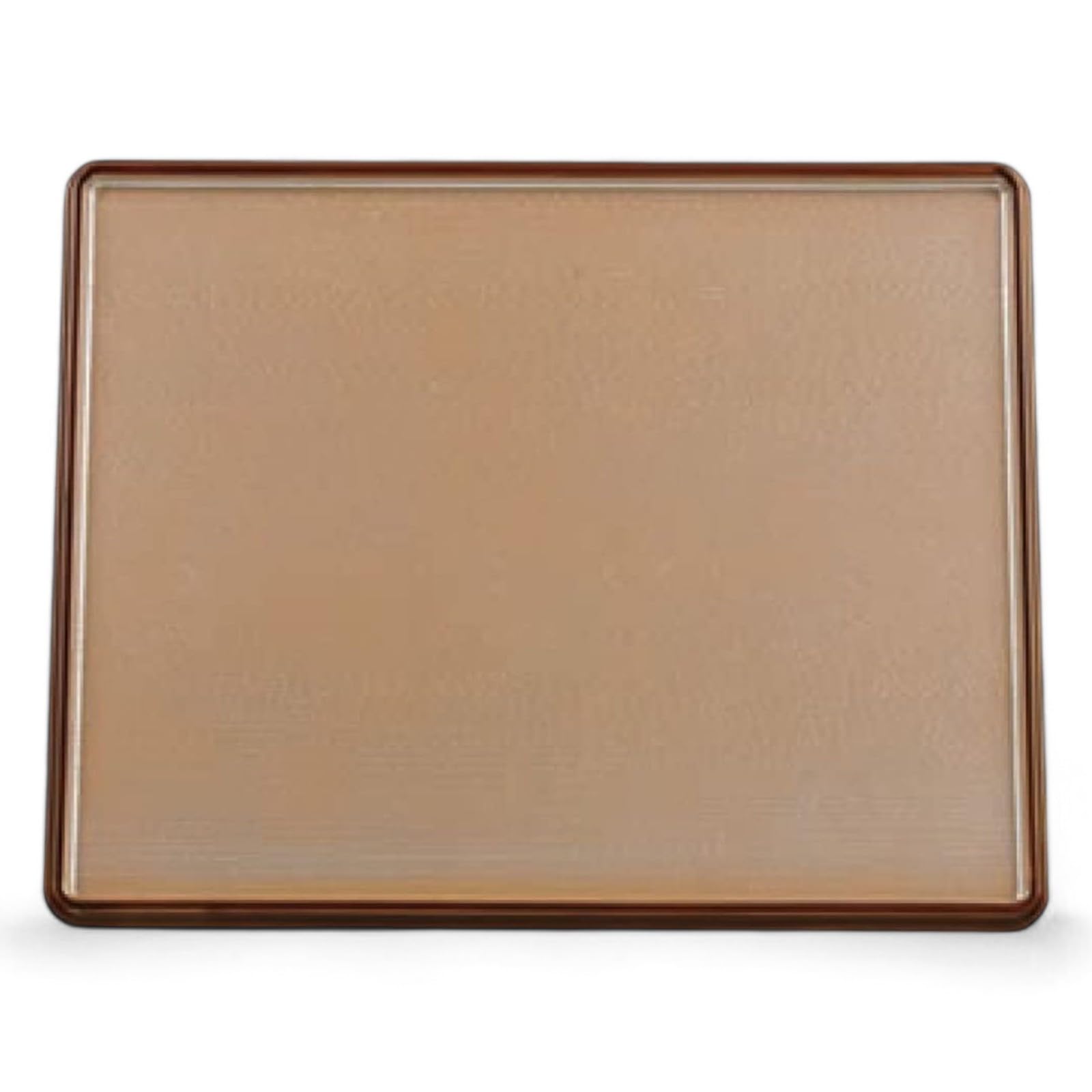 

45cm Tray with Transparent Tortoiseshell Rim and Black Lacquerware Made in Japan J-kitchens Long, Double-Sided Manyo-Style (Tray/Obon) Silver,