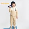 Balabala Boys' Fleece College Style Two-Piece Set