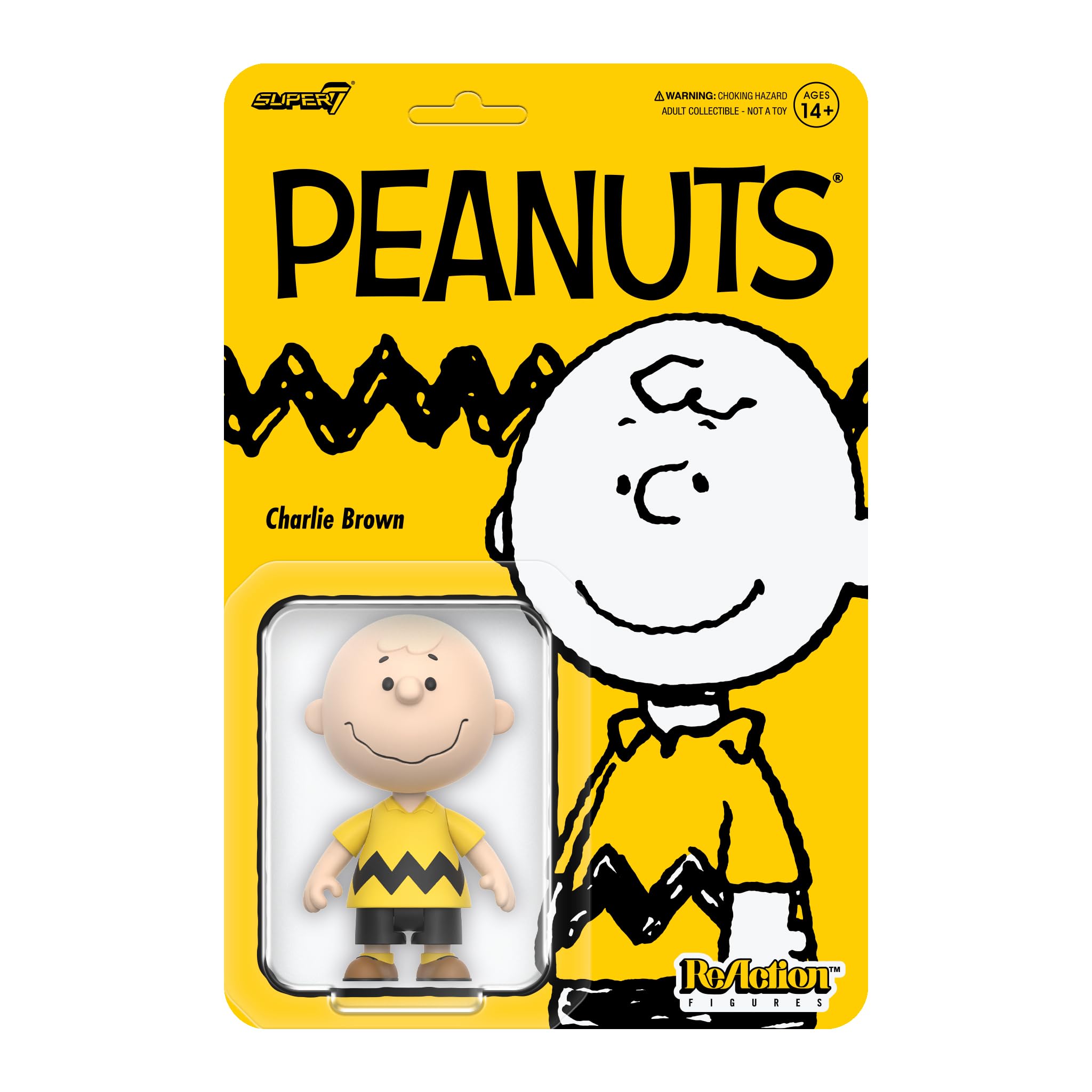 

Super7 Фигурка реакции Peanuts Wave 07 Фигурка Чарли Брауна -
