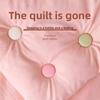 New Bedding Set with Anti-slip Feature - Detachable and Adjustable Quilt Cover and Pillowcase Holder for A Convenient and Secure Solution.