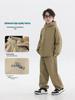 2025 Boys' Fleece-Lined Ski Suit: Thick Two-Piece Set for Kids, Autumn/Winter Collection